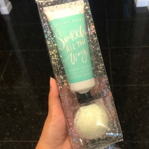 Cotton Breeze Hand Cream & Bath Bomb